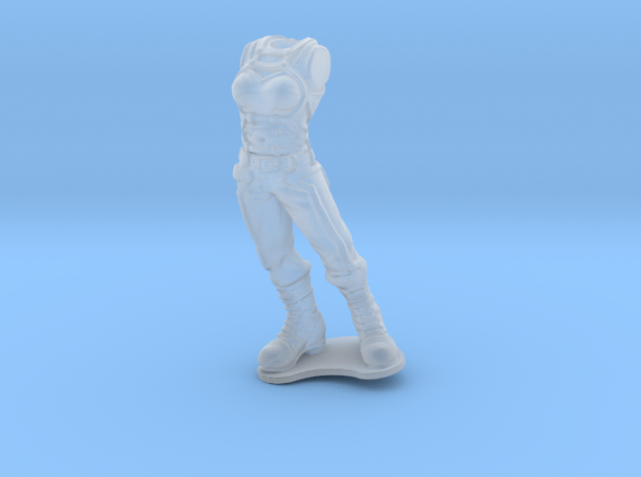 Anthropomorphic female light armor 1(HSD miniature 3d printed 