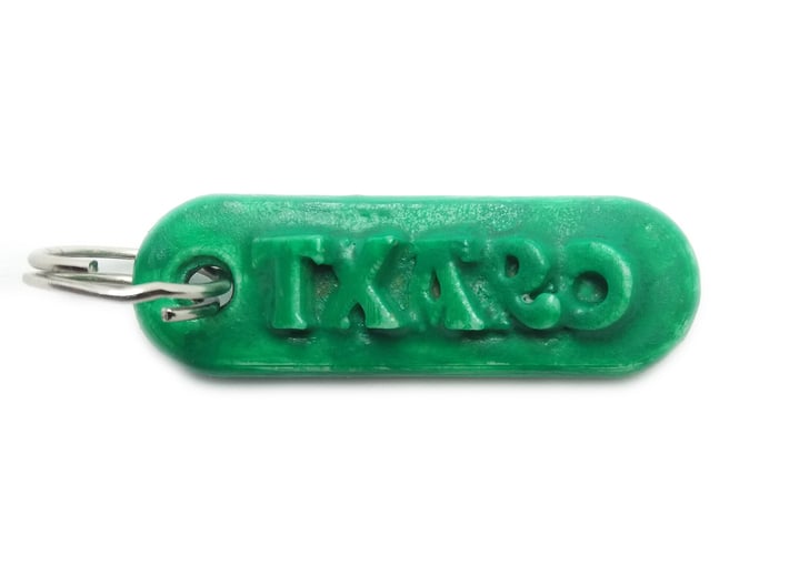TXARO Personalized keychain embossed letters 3d printed 