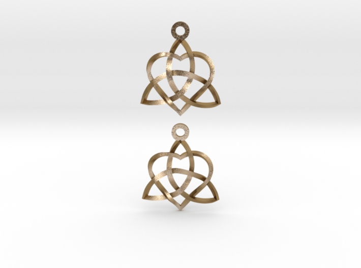 Infinity Love Earrings-Twisted 3d printed 