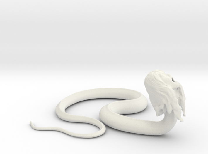Snake Woman (after Medusa) 3d printed 