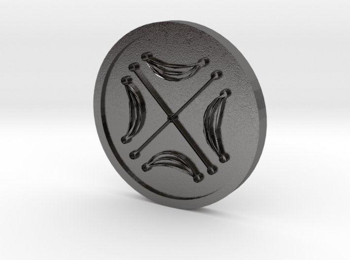 Seal of the Moon Coin 3d printed