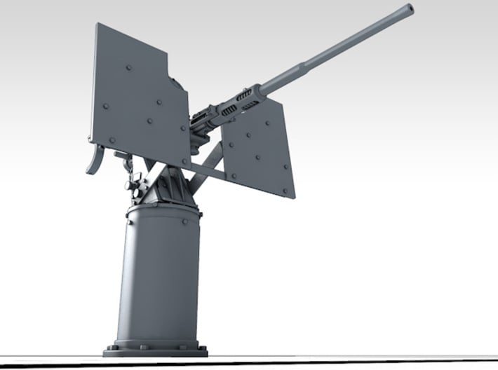 1/24 Royal Navy 20mm Oerlikon MKVIIA x1 3d printed 3d render showing product detail