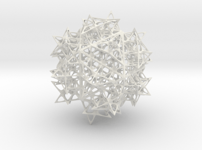 Fractal Icosahedron 140mm 3d printed 