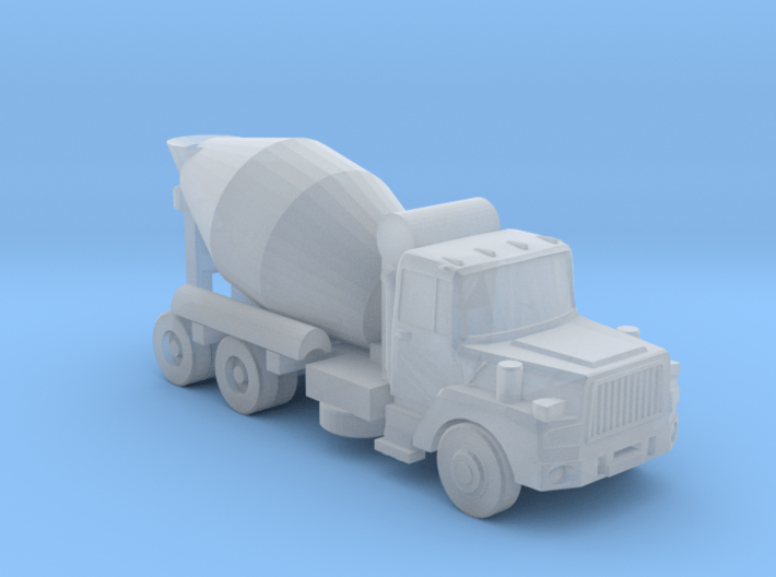 Mack Cement Truck - Z scale 3d printed 