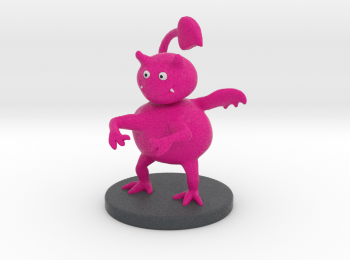 Lil' Red Devil - Not Quite Evil - Cartoon Figurine 3d printed 