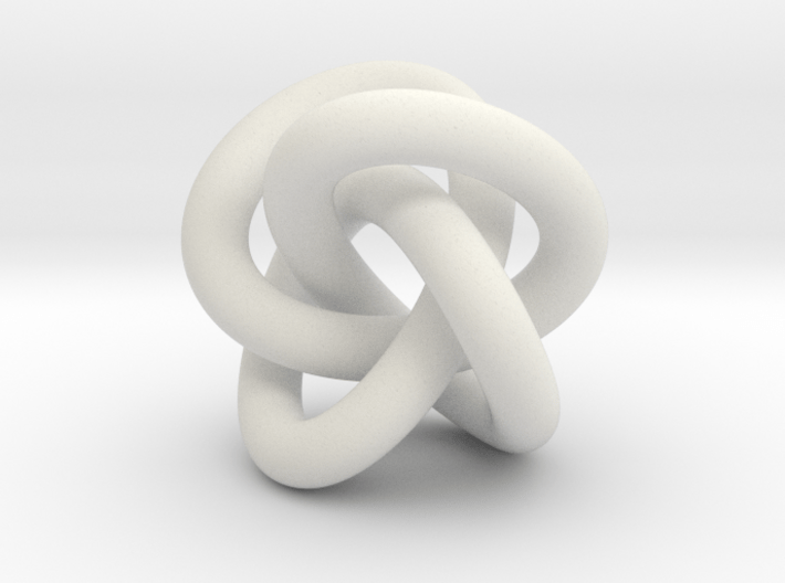 Quatrefoil Knot 2inch 3d printed 