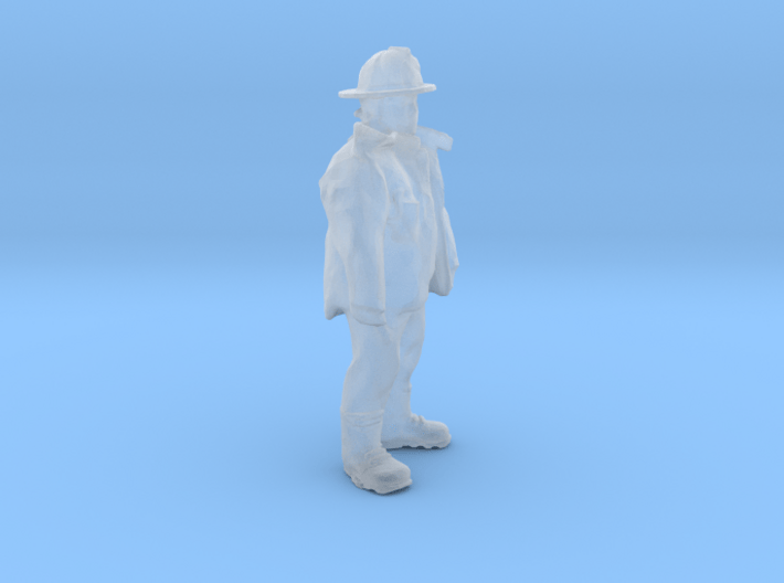 HO Scale Fireman 3d printed This is a render not a picture