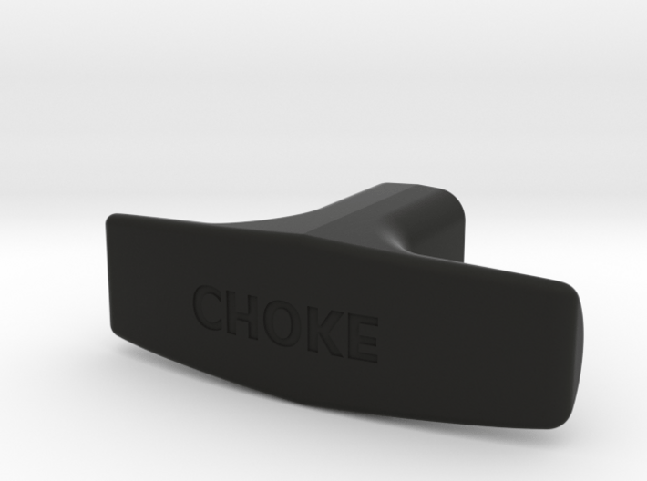Choke Lever Knob 3d printed