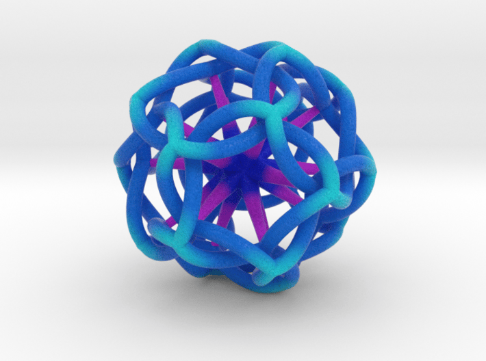 Icosahedrostar 75mm 3d printed 