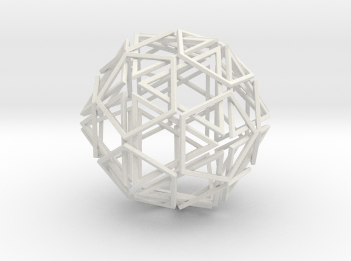 Exploded Polyhedra 3d printed 