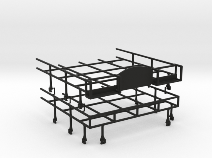 CA10005 Camel D110 Roof Rack 3d printed PLEASE NOTE: Parts shown in white for demonstration purposes only. All parts come in black