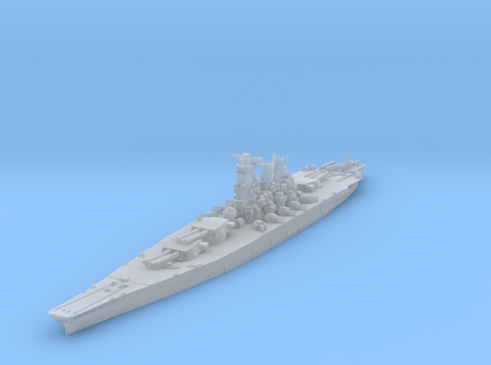 IJN Super Yamato A-150 battleship 1/2400 3d printed