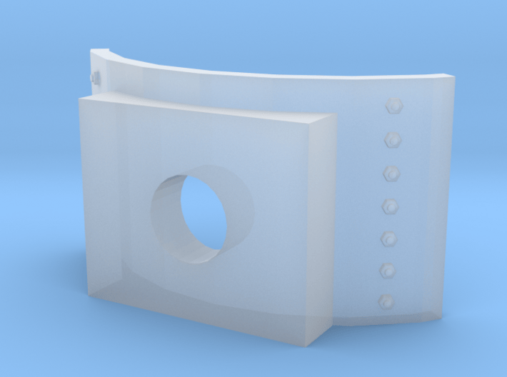 Boiler Lowering Cylinder Saddle for MDC HOn3 Kits 3d printed