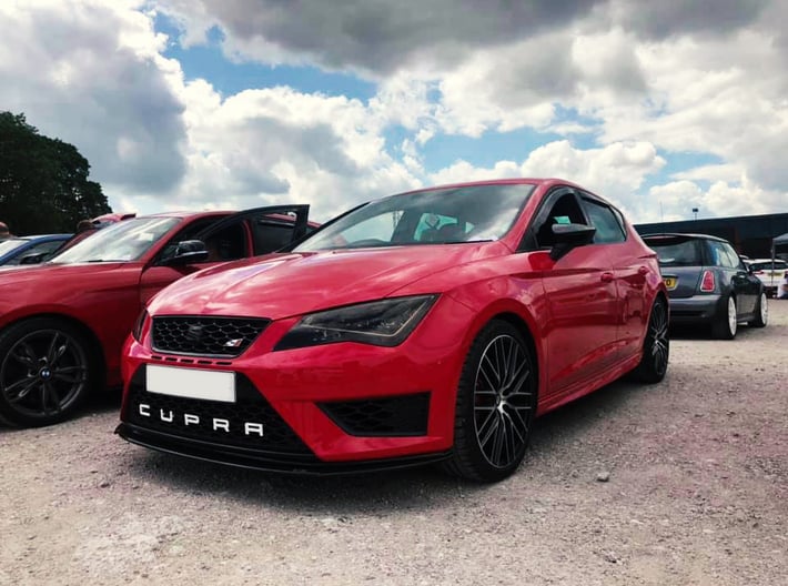 Cupra Lower Grill Letters - Full Set 3d printed Thanks David for this awesome rolling shot of his Cupra lettering!