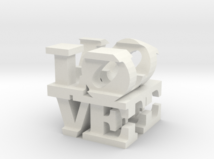 love/life - extralarge (25cm) 3d printed 