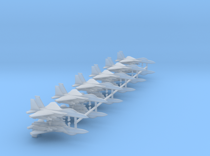 1/700 F-15E Strike Eagle (Strike Loadout) (x12) 3d printed
