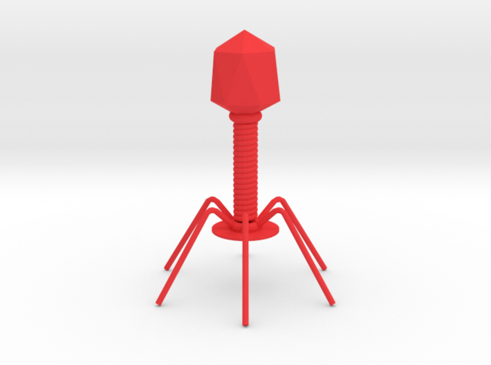 bacteriophage 3d printed 
