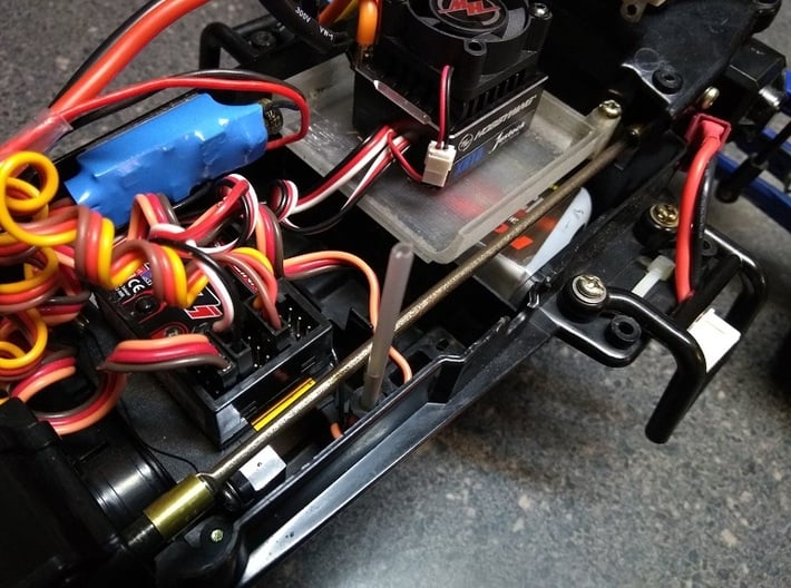 Thundershot driveshaft for Brass Sleeves 3d printed 