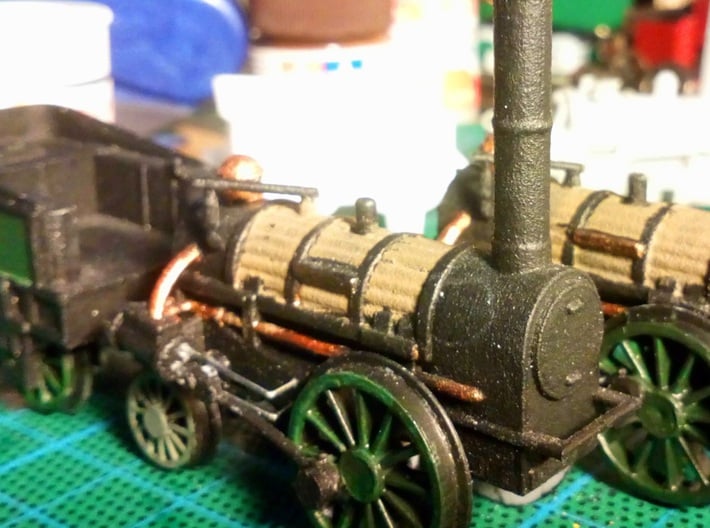 00 Scale Northumbrian Loco Scratch Aid 3d printed WNV painted (image kindly supplied by a customer).