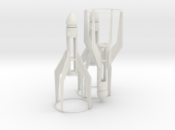 rocket MKII tripple Pack fixed final Design UNTE 3d printed 