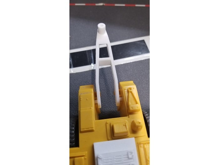 USS Flagg Tow Vehicle Hitch/Hook 3d printed