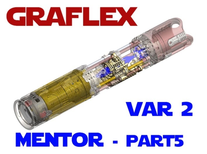 Graflex Mentor - Var2 Part05 - Crystal Chamber 3d printed 