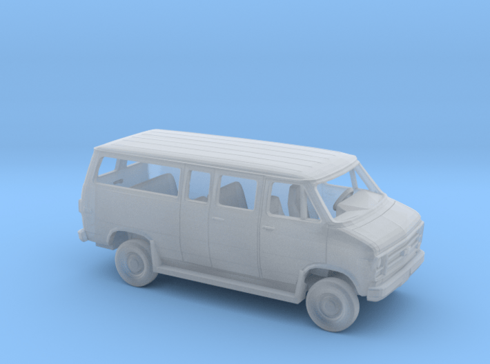 1/87 1978 Chevy G Van Ext.with Runningboards 3d printed