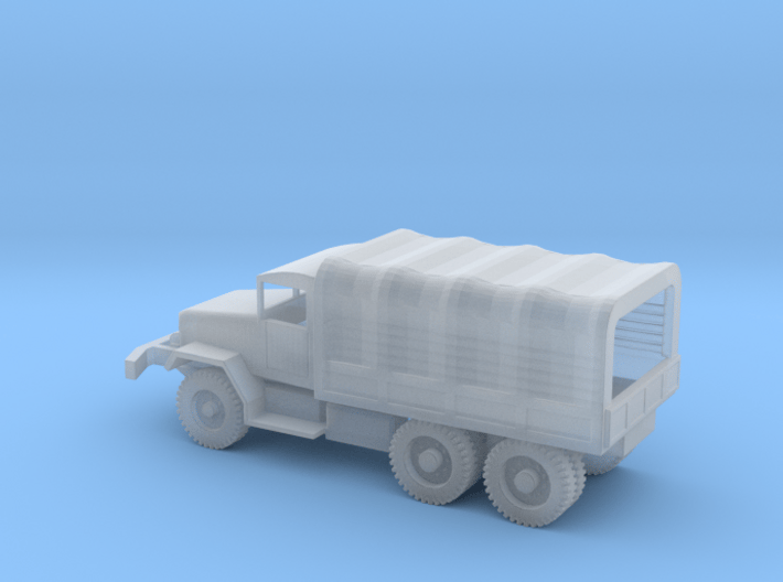 1/144 Scale M35 Cargo Truck with cover 3d printed
