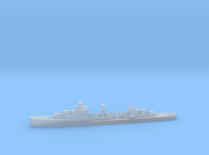 USS Jouett destroyer 1940 1:1800 WW2 3d printed 