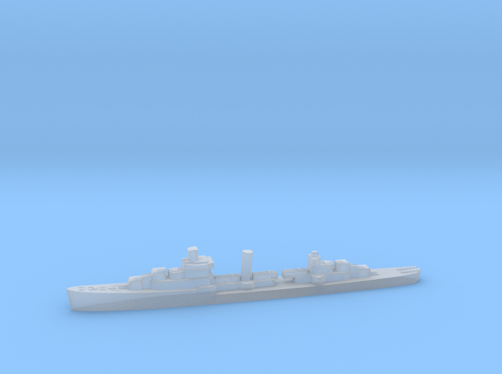 USS Jouett destroyer 1940 1:2400 WW2 3d printed 