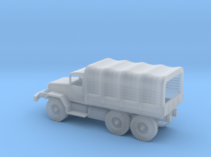 1/100 Scale M34 Cargo Truck with cover 3d printed