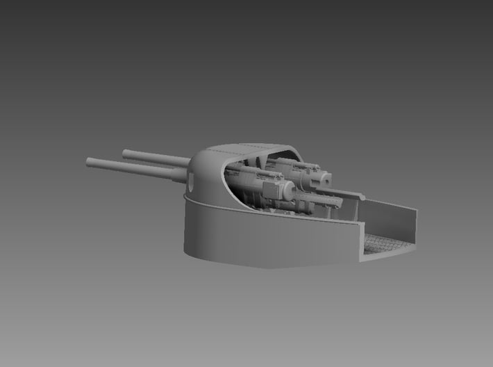 X1 Submarine Turret kit 1/192 3d printed 