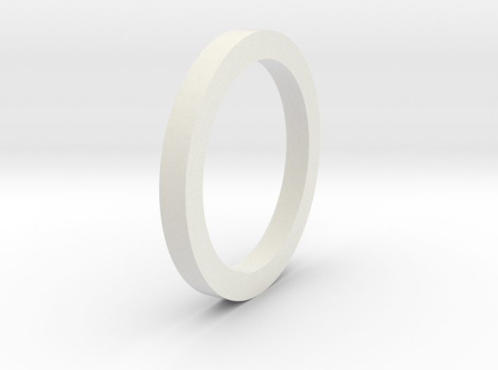 Square sectioned ring 3d printed