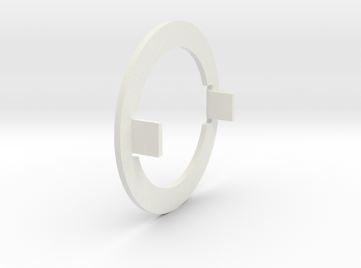 Pressure Ring with 2 Lugs 3d printed 