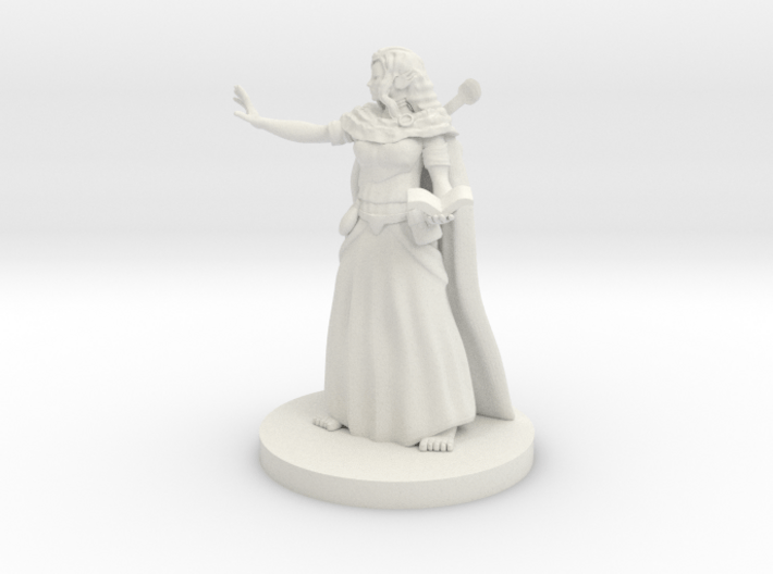 Triton Female Wizard - Bard 3d printed 