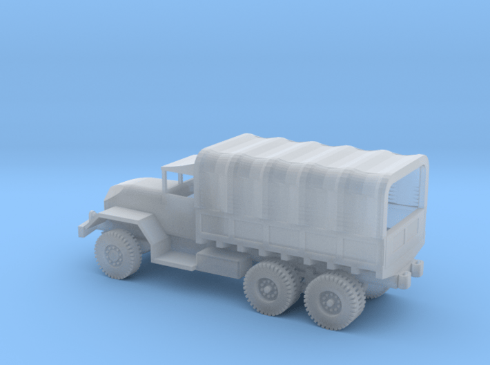 1/110 Scale M54 5 ton 6x6 Truck with cover 3d printed 