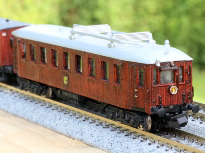 N scale Scandia Railmotor, DSB MBF, OMB MH 1 and m 3d printed 