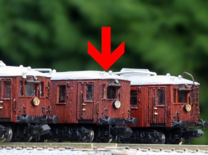 N scale Scandia Railmotor OKMJ Mh 11 3d printed Apart from this version, there is also two other options in existence
