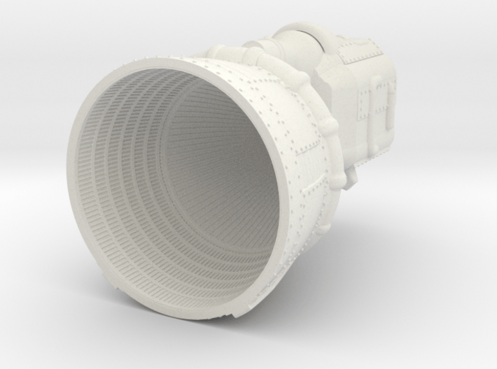 F-1 Engine Batted 1:72 3d printed