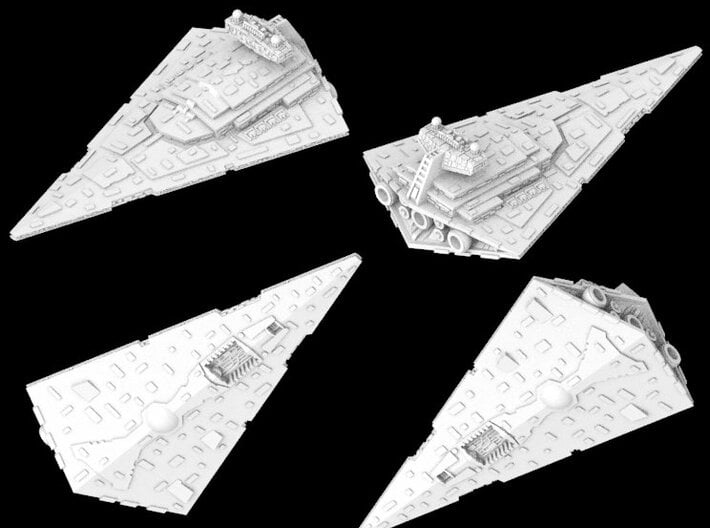 (SSD) Imperial Star Destroyer 1/30400 3d printed