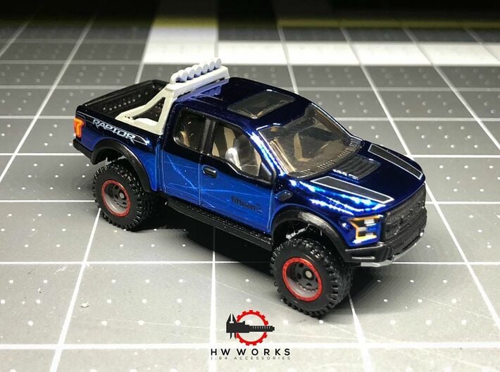 Set of 6 - Offroad Performance Rack Ford Raptor 3d printed 