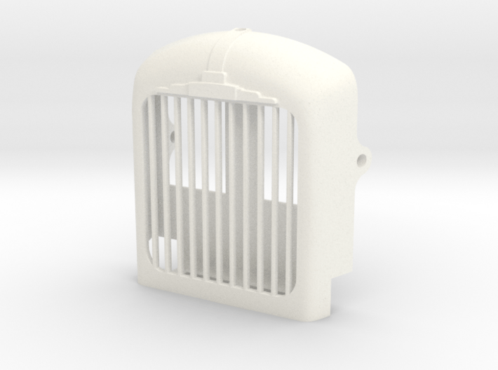 Radiator-fixed-shutter-B61-with-hole 3d printed 