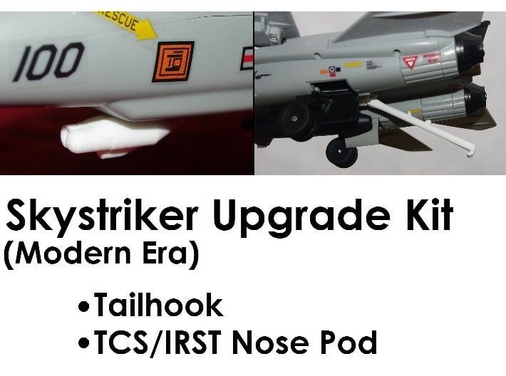 Skystriker Tailhook &amp; TCS/IRST Pod (Modern Era) 3d printed
