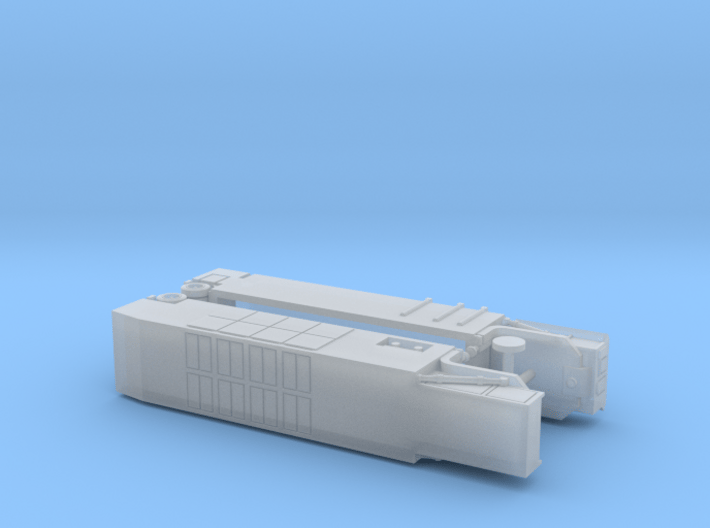 THAAD CEU & EEU Semitrailer 1/220 3d printed 