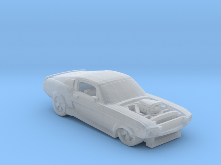Shelby racing GT500 3d printed 