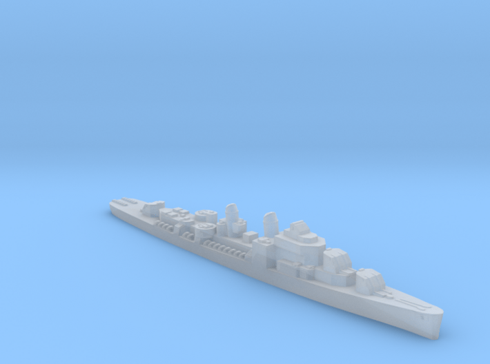 USS Aaron Ward destroyer ml 1:3000 WW2 3d printed 