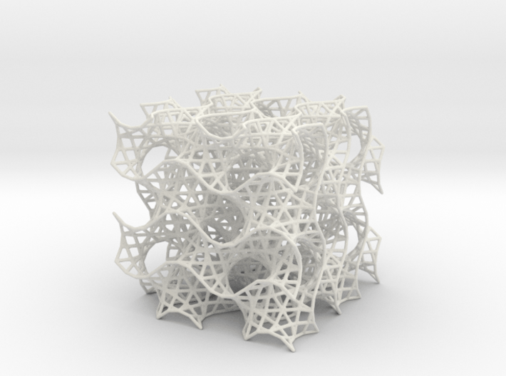 Gyroid Mesh, 8 cell 3d printed