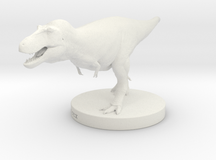 T.rex Model 1/85 or 1/50 Scale (Base) 3d printed 