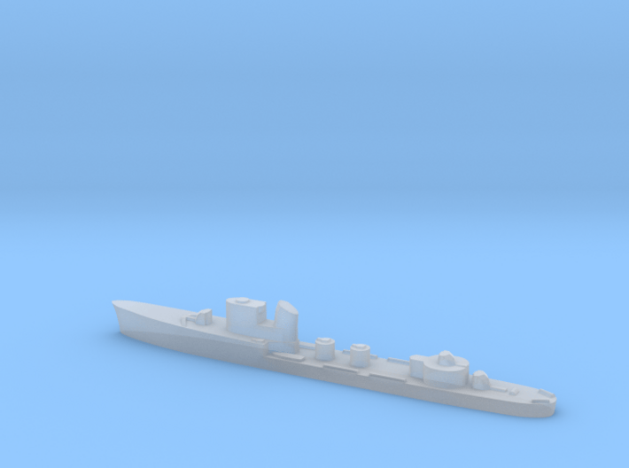 Italian Lira torpedo boat 1:3000 WW2 3d printed