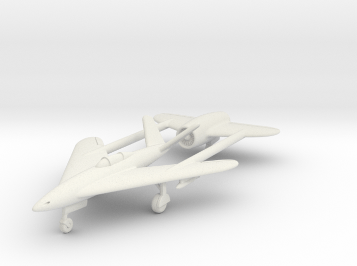 (1:144) DVL Composite Jet fighter (Twin boom) 3d printed 